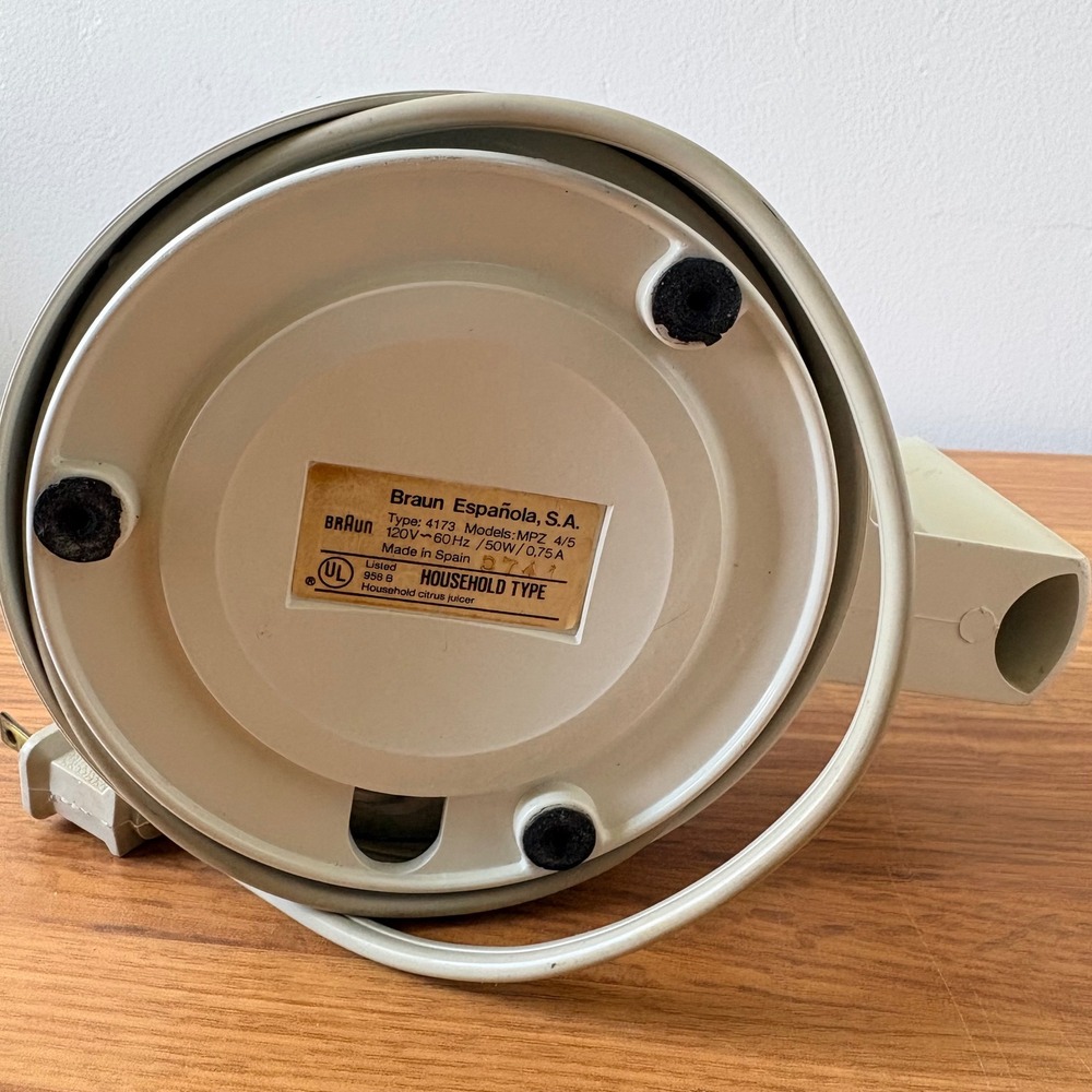 Braun Juicer Motor Base‎ 4173 MPZ 4/5 Citromatic Replacement Part White - Picture 2 of 6
